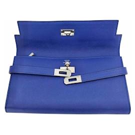 Hermès-Hermès Kelly Classic Wallet-Blue